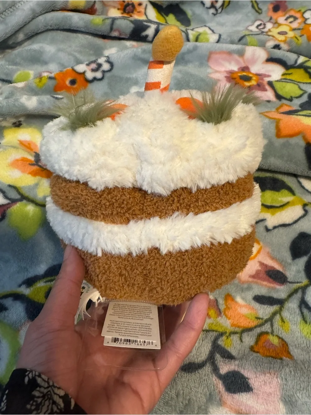 Jellycat Carrot Cake NWT